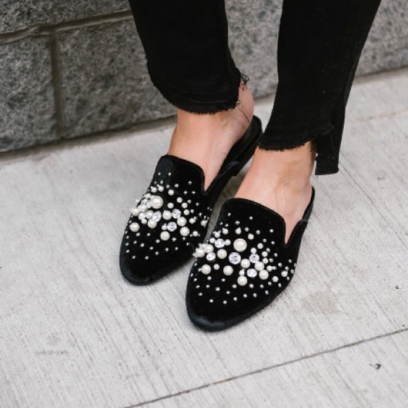 Steve Madden Shoes - Steve Madden- Pearl Embellished Mule